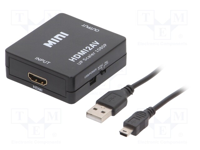 Converter; Features: Full HD; Out: RCA socket x3