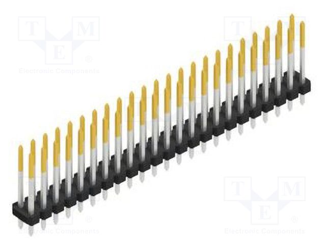 Connector: pin strips; pin header; male; PIN: 46; 2.54mm; THT; 2x23