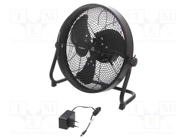 Fan: AC; 43W; 220÷240V; Ø: 300mm; Len: 1.5m; 400x380x220mm; black