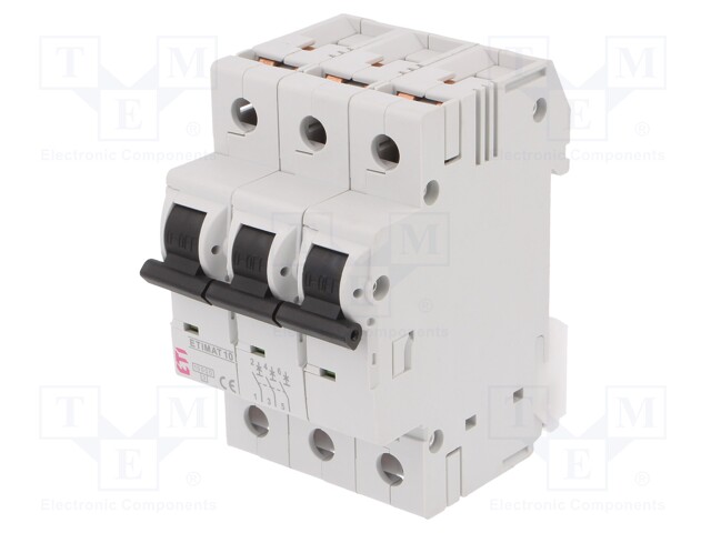 Circuit breaker; 230/400VAC; Inom: 20A; Poles: 3; DIN; Charact: D