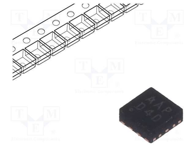 Temperature sensor; digital; -40÷125°C; WDFN8; SMD; 1°C