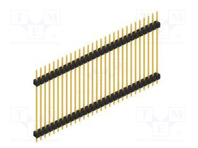 Connector: pin strips; pin header; male; PIN: 29; 2.54mm; THT; 1x29