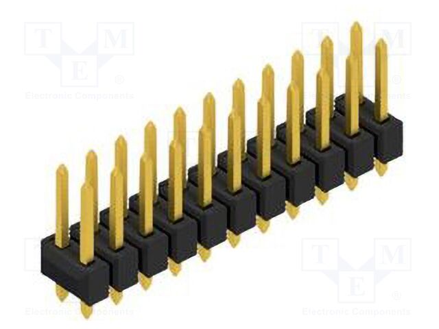 Connector: pin strips; pin header; male; PIN: 22; 2.54mm; THT; 2x11