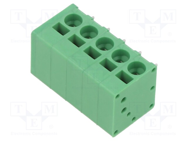 PCB terminal block; Contacts ph: 5mm; ways: 5; angled 90°; on PCBs