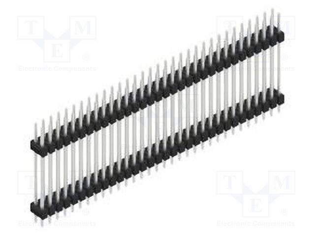 Connector: pin strips; pin header; male; PIN: 64; 2.54mm; THT; 2x32