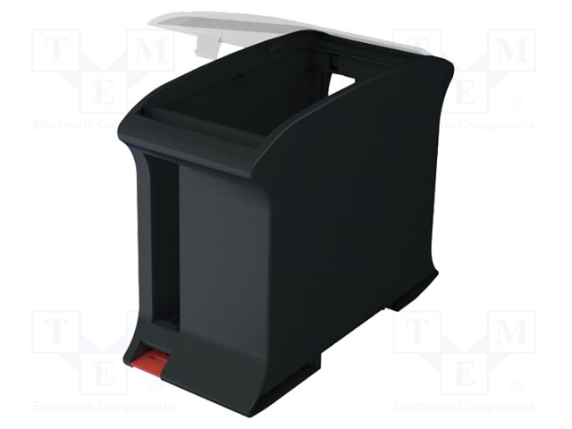 Enclosure: for DIN rail mounting; ABS