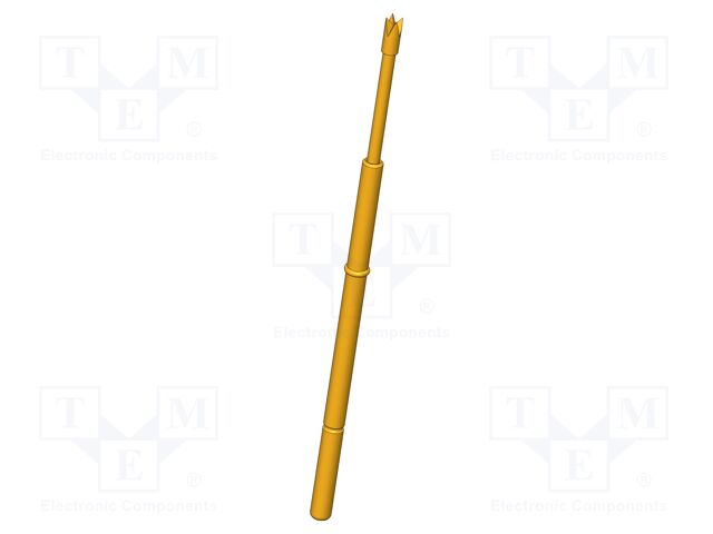 Test needle; Operational spring compression: 8mm; 5A; Ø: 1.3mm