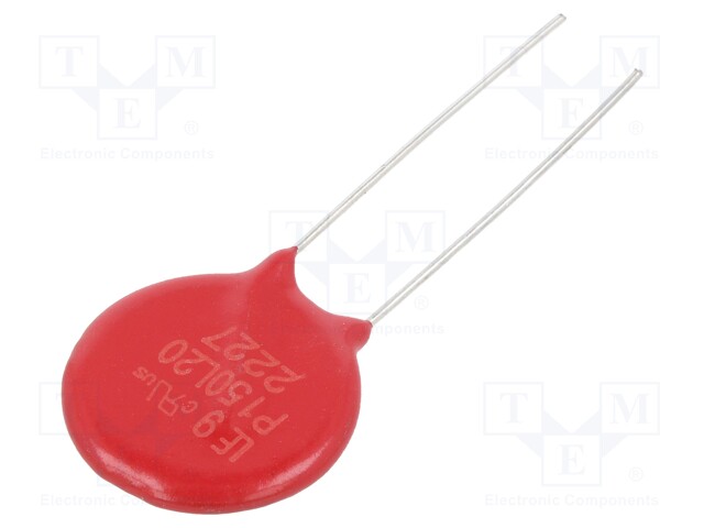 Varistor: metal-oxide; THT; 150VAC; 200VDC; 240V; 6.5kA; 80J