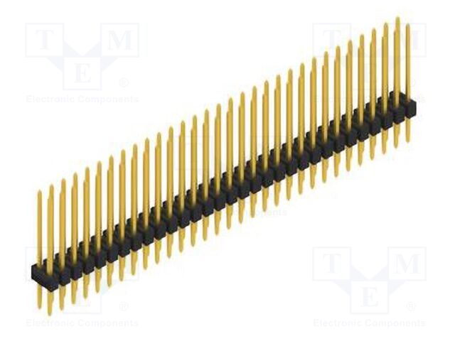 Connector: pin strips; pin header; male; PIN: 62; 2.54mm; THT; 2x31