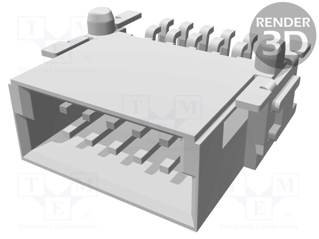 Connector: PCB to PCB; male; PIN: 10; 1.27mm; Series: har-flex; 2.3A