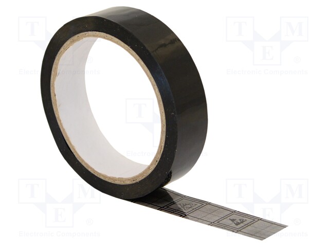 Packing tapes; ESD; L: 40m; W: 12mm; Features: antistatic