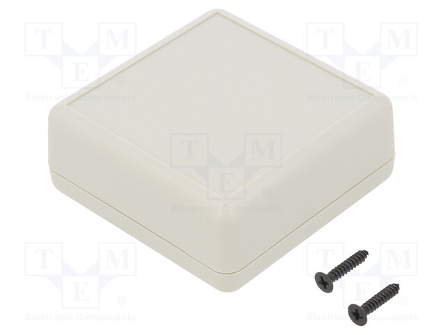 Enclosure: multipurpose; X: 66.5mm; Y: 66.5mm; Z: 28mm; ABS