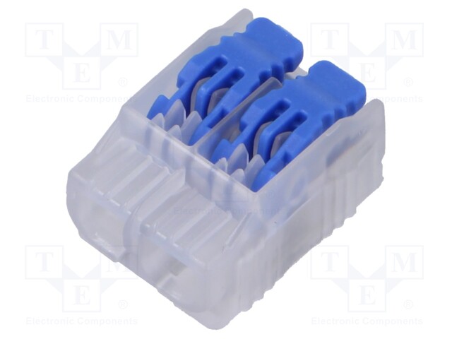 Quick splice; spring clamp; 0.14÷4mm2; 600V; 32A; for cable