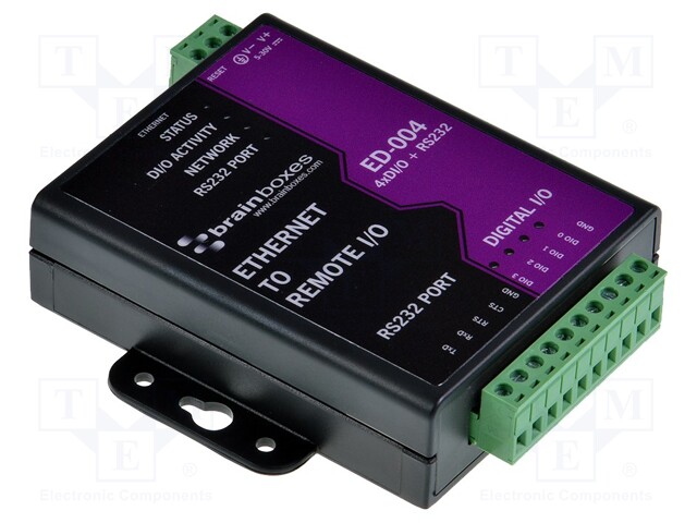 Industrial module: Ethernet gateway; Number of ports: 2; 5÷30VDC