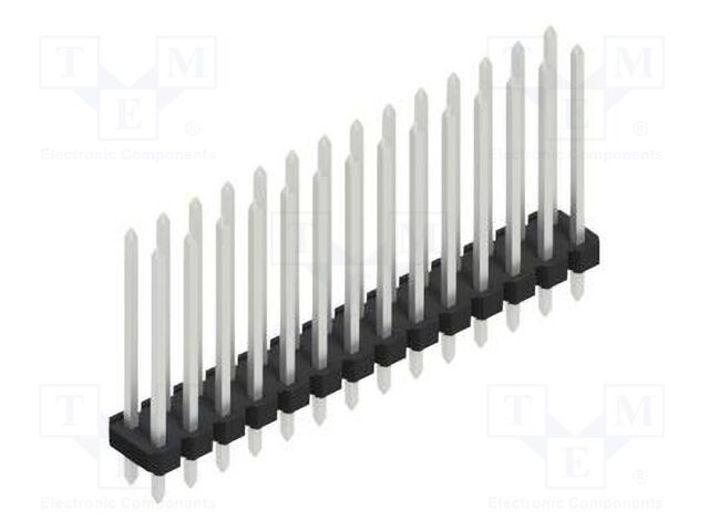 Connector: pin strips; pin header; male; PIN: 28; 2.54mm; THT; 2x14
