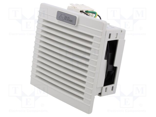 Fan: AC; axial; 230VAC; 30m3/h; 30dBA; ball; IP54; 114x114x73mm
