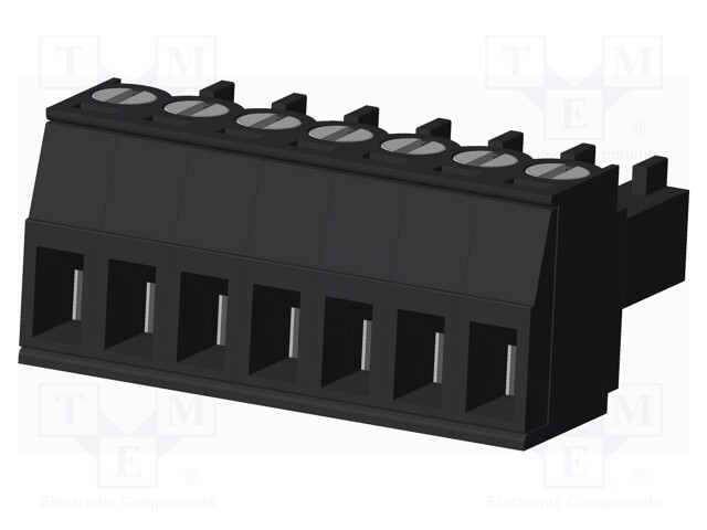 Connector: pluggable terminal block; plug; female; straight; 300V