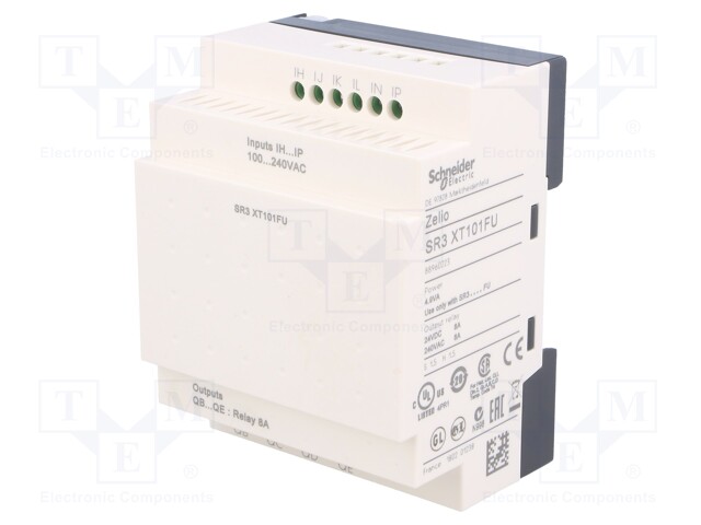 Module: extension; IN: 6; OUT: 4; OUT 1: relay; Zelio Logic; IP20
