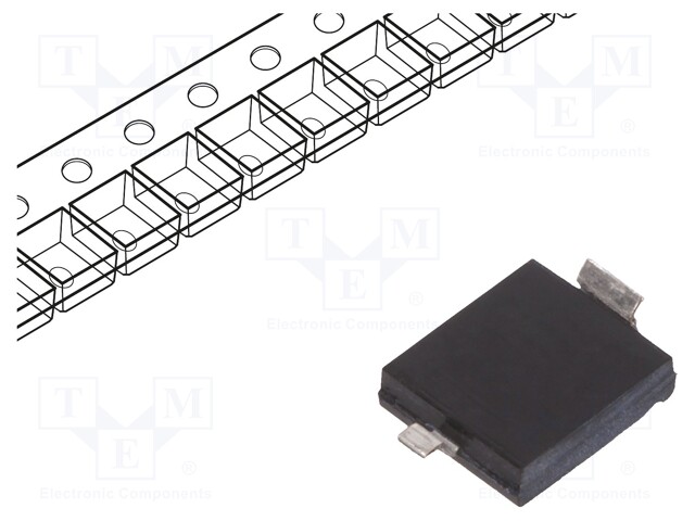 PIN IR photodiode; DIL; 880nm; 730-1100nm; 60°; Mounting: SMD; 2nA