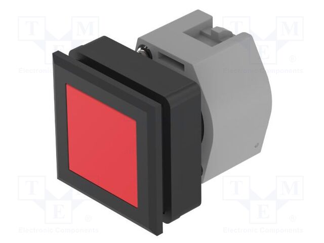 Switch: push-button; 30mm; Stabl.pos: 1; red; none; IP65; OptoHiT