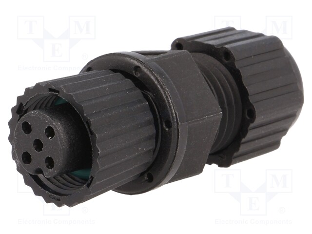 Plug; M12; PIN: 5; female; A code-DeviceNet / CANopen; for cable