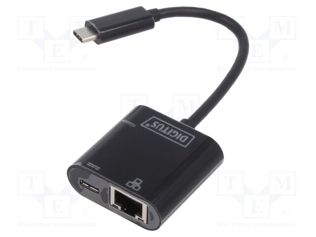 USB to Fast Ethernet adapter; USB 3.0; 10/100/1000Mbps; black