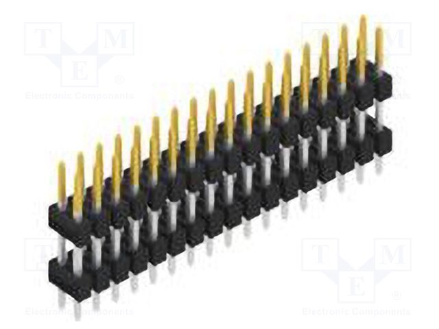 Connector: pin strips; pin header; male; PIN: 34; 2.54mm; THT; 2x17