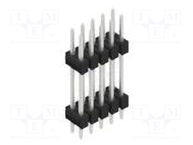Connector: pin strips; pin header; male; PIN: 10; 2.54mm; THT; 2x5