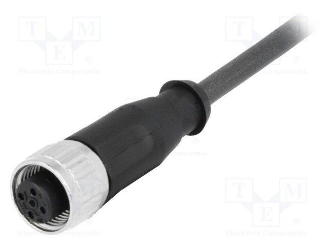 Plug; M12; PIN: 4; female; A code-DeviceNet / CANopen; 7.5m; cables