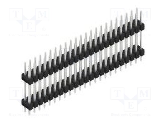 Connector: pin strips; pin header; male; PIN: 46; 2.54mm; THT; 2x23