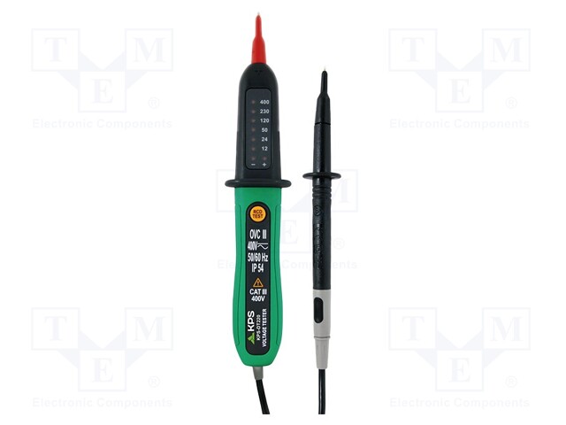 Tester: electrical; LEDs; 50/60Hz; IP54