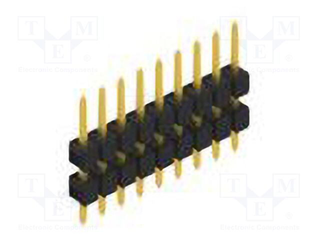 Connector: pin strips; pin header; male; PIN: 9; 2.54mm; THT; 1x9