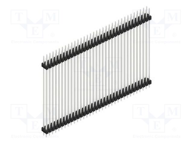 Connector: pin strips; pin header; male; PIN: 68; 2.54mm; THT; 2x34