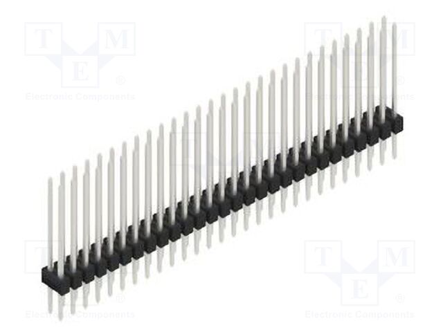 Connector: pin strips; pin header; male; PIN: 56; 2.54mm; THT; 2x28