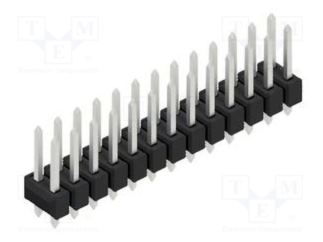 Connector: pin strips; pin header; male; PIN: 26; 2.54mm; THT; 2x13