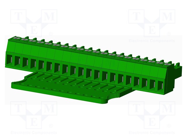 Connector: pluggable terminal block; plug; female; straight; 300V