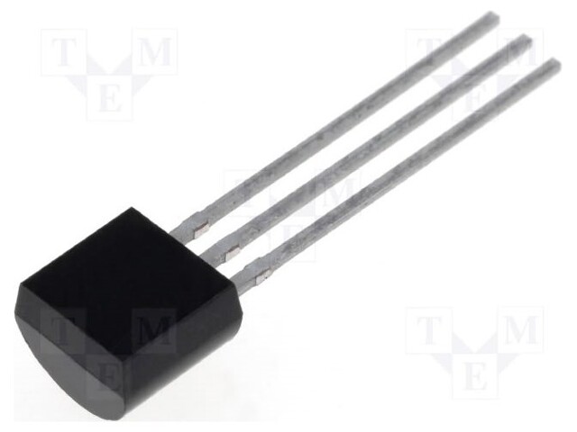 Transistor: NPN; bipolar; 30V; 0.1A; 500mW; TO92