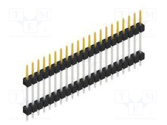 Connector: pin strips; pin header; male; PIN: 21; 2.54mm; THT; 1x21