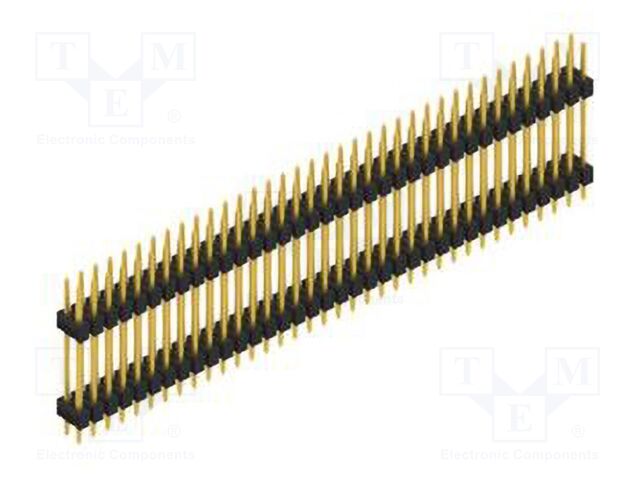 Connector: pin strips; pin header; male; PIN: 72; 2.54mm; THT; 2x36