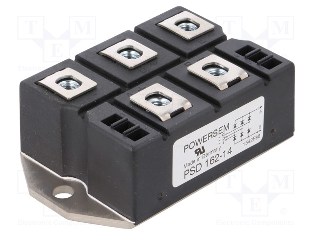 Three-phase bridge rectifier; Urmax: 1.4kV; If: 175A; Ifsm: 1.8kA