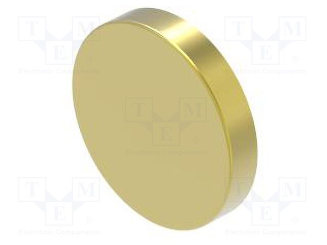 Actuator lens; OptoHiT; golden; aluminium; Ø23.7mm