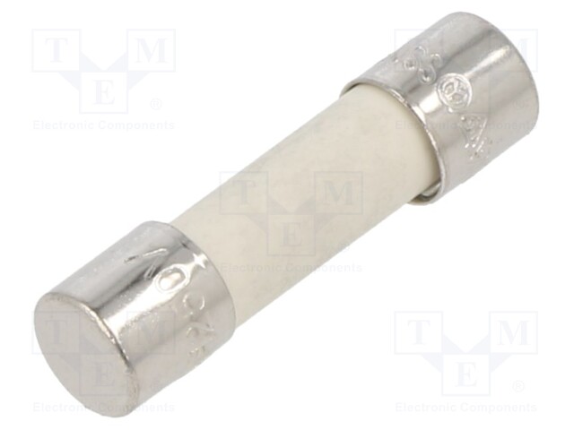 Fuse: fuse; quick blow; 10A; 250VAC; ceramic,cylindrical; 5x20mm