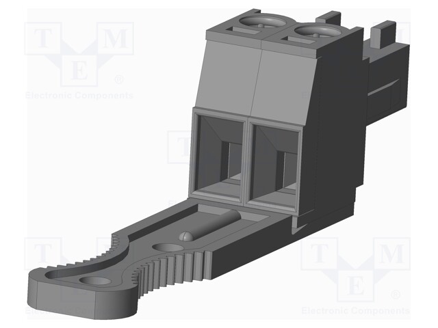 Connector: pluggable terminal block; plug; female; straight; grey
