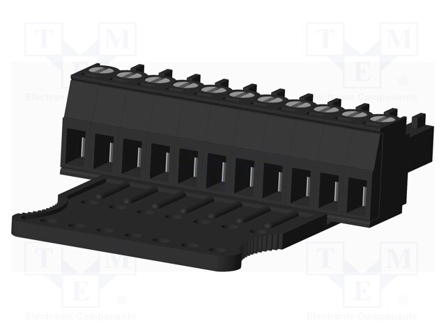 Connector: pluggable terminal block; plug; female; straight; 300V