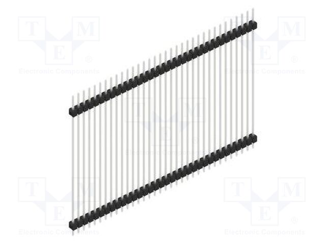 Connector: pin strips; pin header; male; PIN: 34; 2.54mm; THT; 1x34