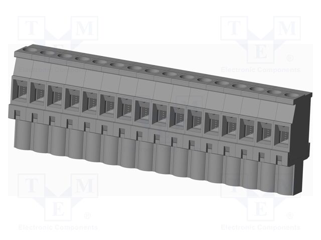 Connector: pluggable terminal block; plug; female; angled 90°