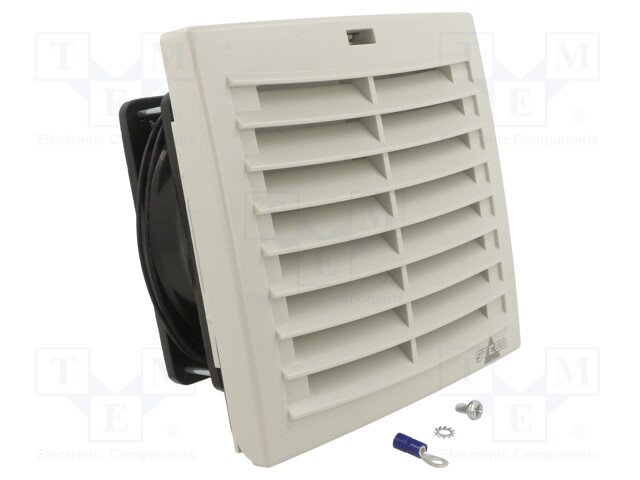 Enclosure Cooling, Filter Fan, IP54, FPI 018 Series, Plastic, 124 mm, 124 mm, 66 mm