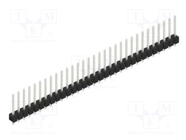 Connector: pin strips; pin header; male; PIN: 31; 2.54mm; THT; 1x31