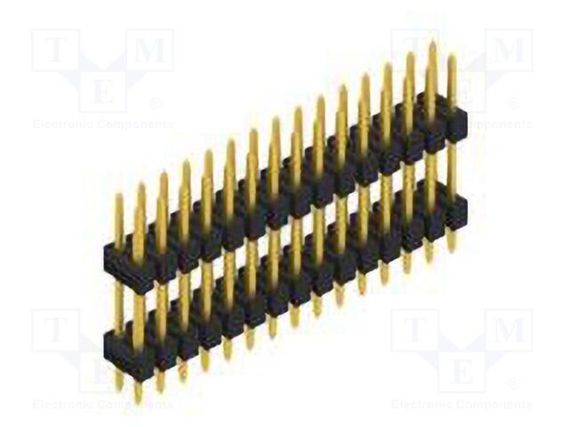 Connector: pin strips; pin header; male; PIN: 30; 2.54mm; THT; 2x15