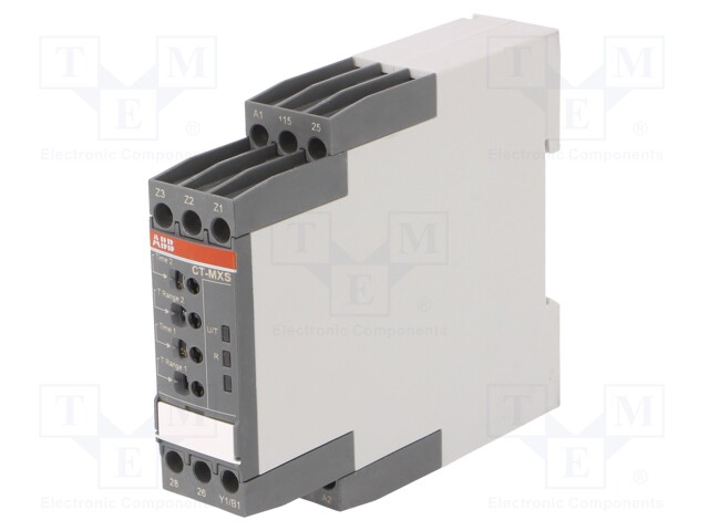 Timer; 0,05s÷300h; DPDT; 24÷240VAC; 24÷48VDC; DIN; -20÷60°C; IP20